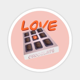 Love chocolate Magnet